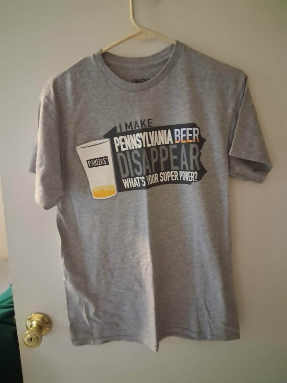 Men's beer t shirt Pennsylvania size small